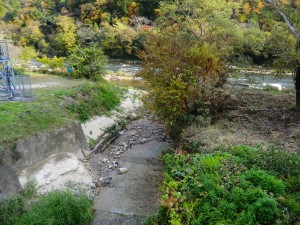 井の平川（奥は矢作川）-1